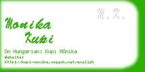 monika kupi business card